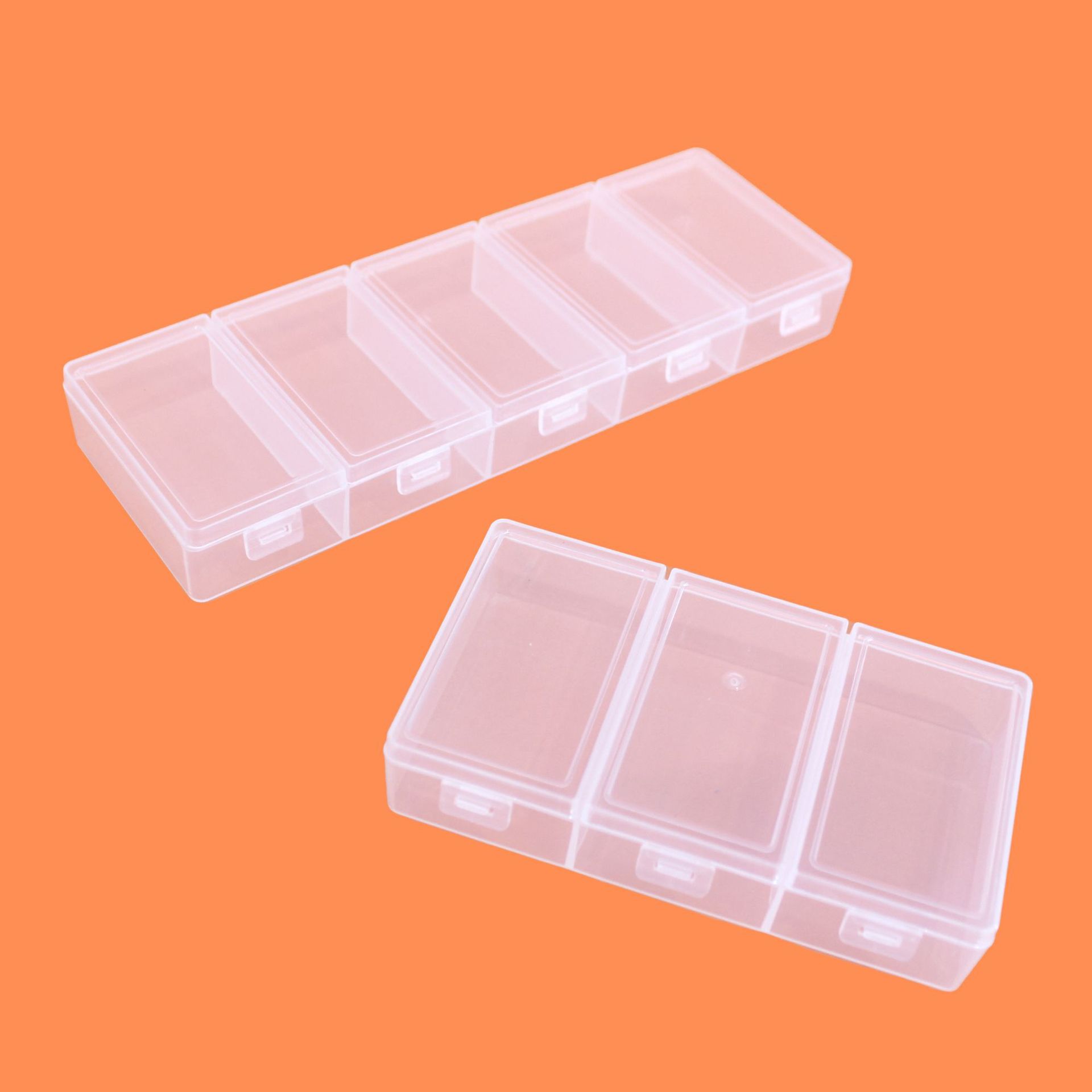 Fishing Equipment Box - Boîte de rangement en plastique transparent