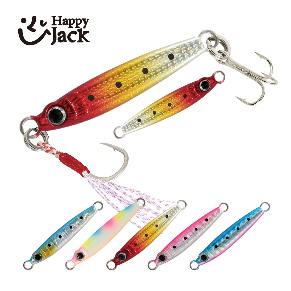 Jig Head Lure - HappyJack Nouveau Micro Jig Métallique pour