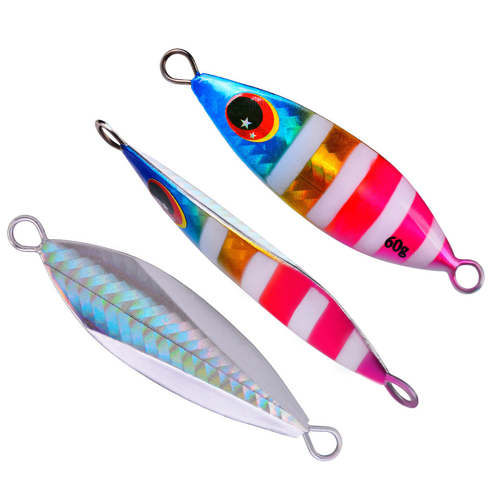 Jig Head Lure - Métal lent gabarit leurre dur artificiel