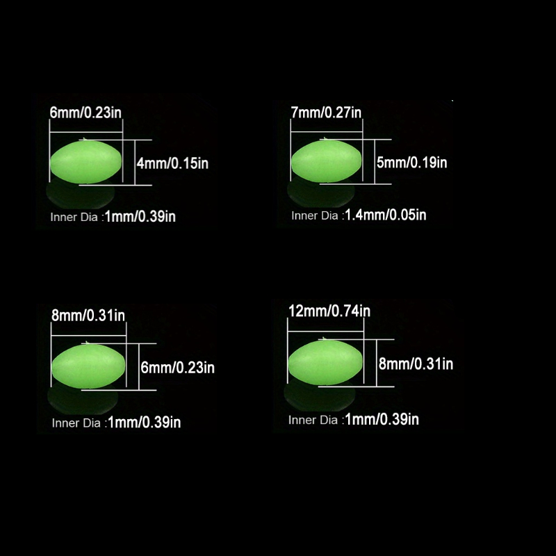 100 pcs/lot ovale nuit lumineu - Night Float Fishing avis et prix