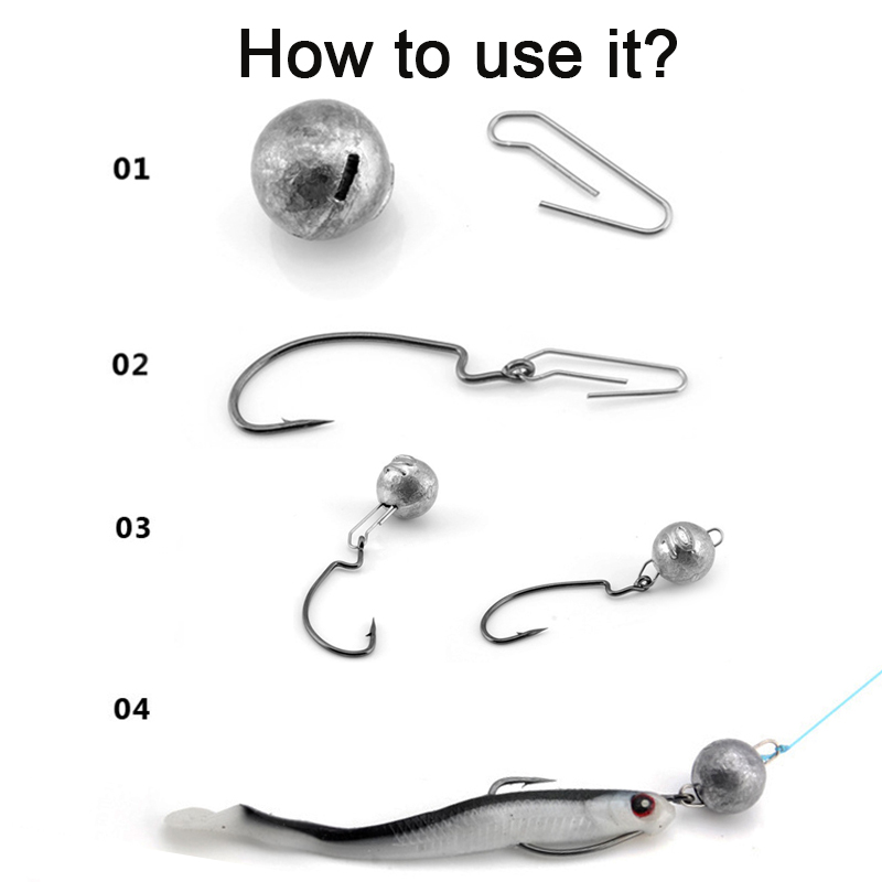 Simpleyi-Poids en plomb avec t - Jig Head Lure avis et prix