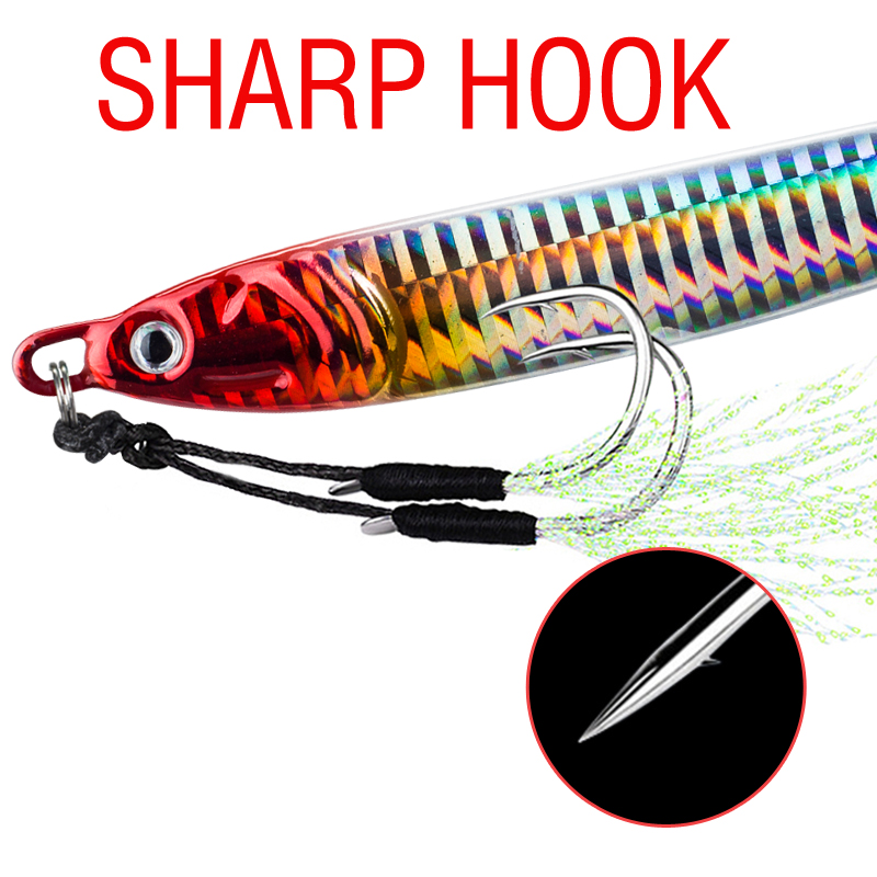 7 pièces 40g 60g 80g 100g lumi - Jig Head Lure avis et prix