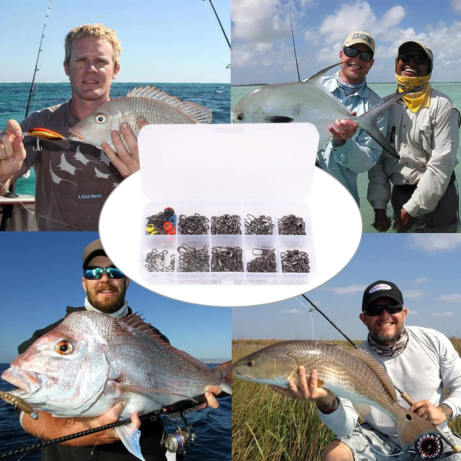 Kit de connecteurs pivotants d - Fishing Equipment Box avis et prix
