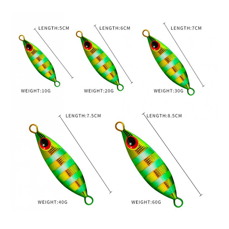 Métal lent gabarit leurre dur  - Jig Head Lure avis et prix