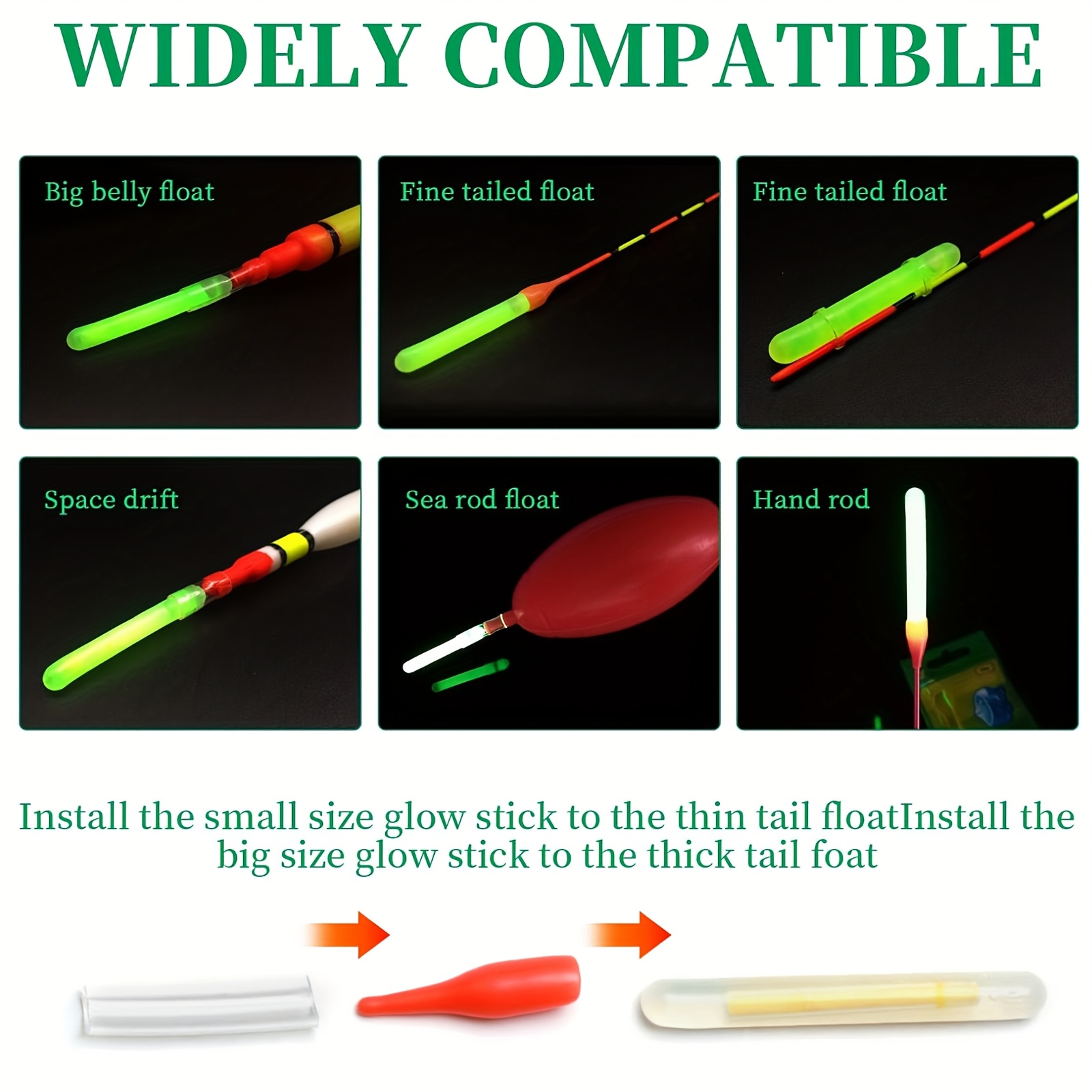 Ensemble de bâtons lumineux de - Night Float Fishing avis et prix